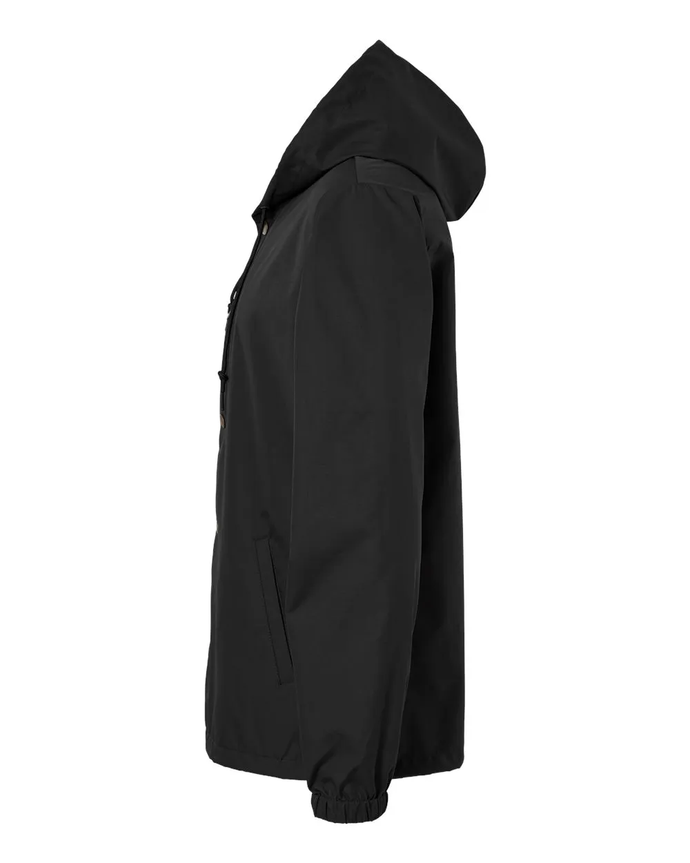 Water Resistant Hooded Windbreaker Coaches Jacket