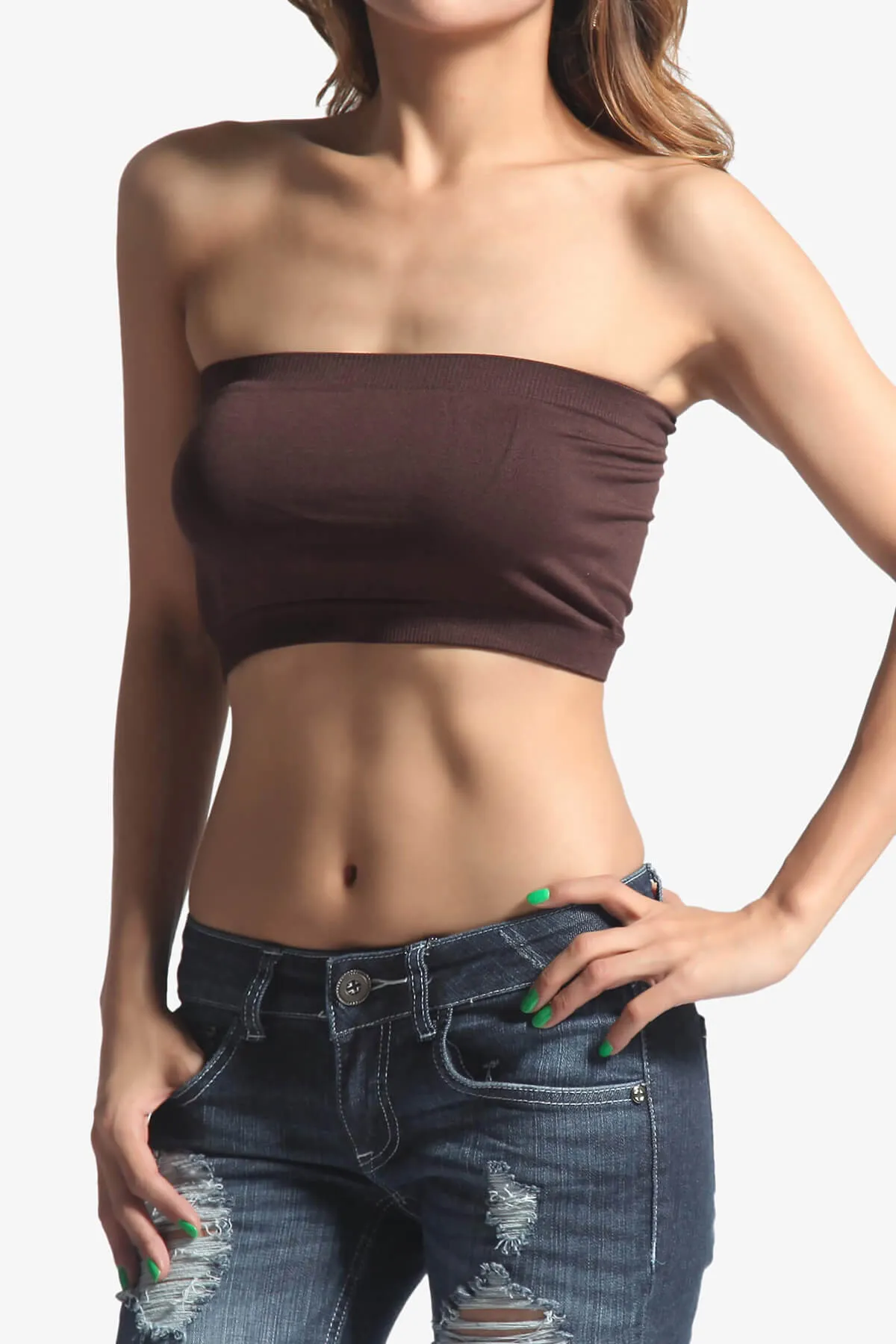 Wendi Seamless Crop Bandeau PLUS