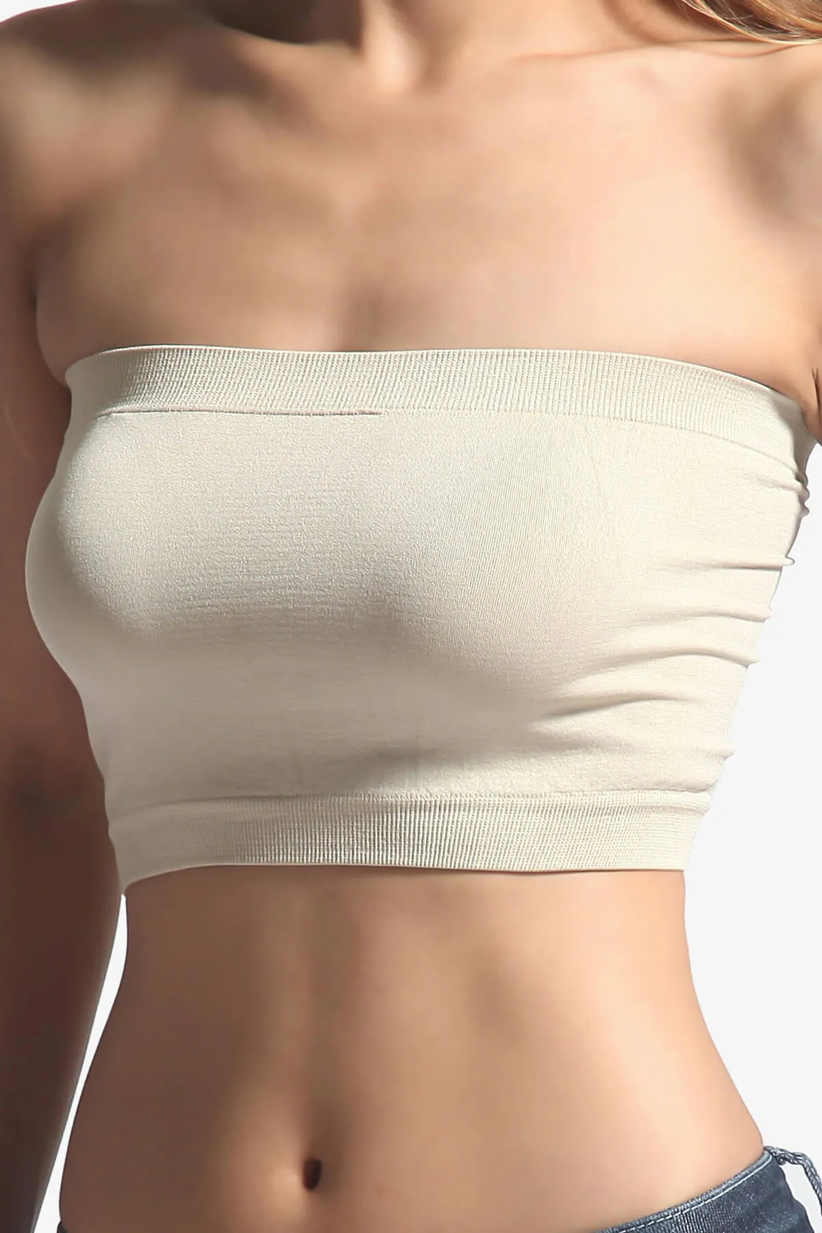 Wendi Seamless Crop Bandeau PLUS