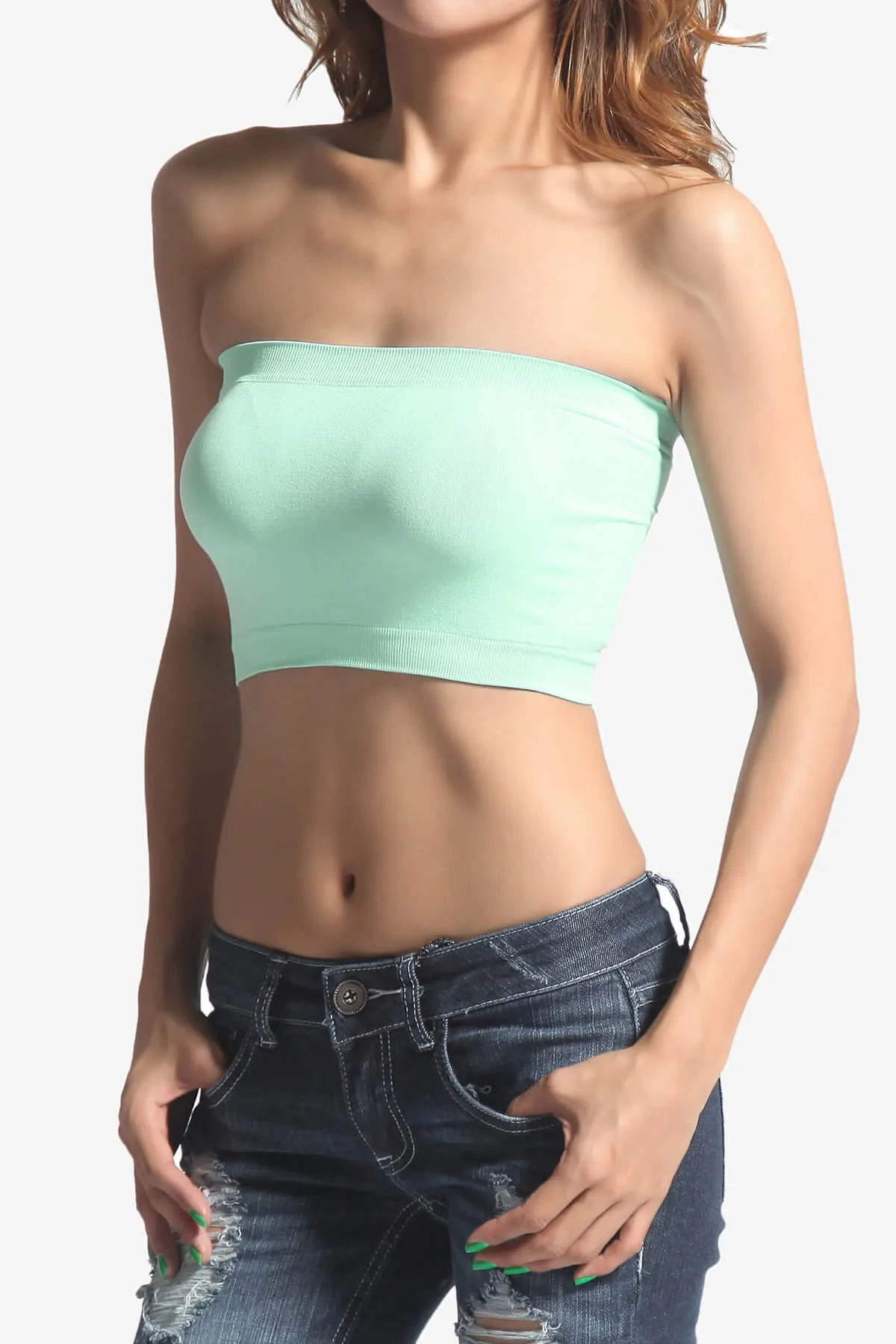 Wendi Seamless Crop Bandeau PLUS