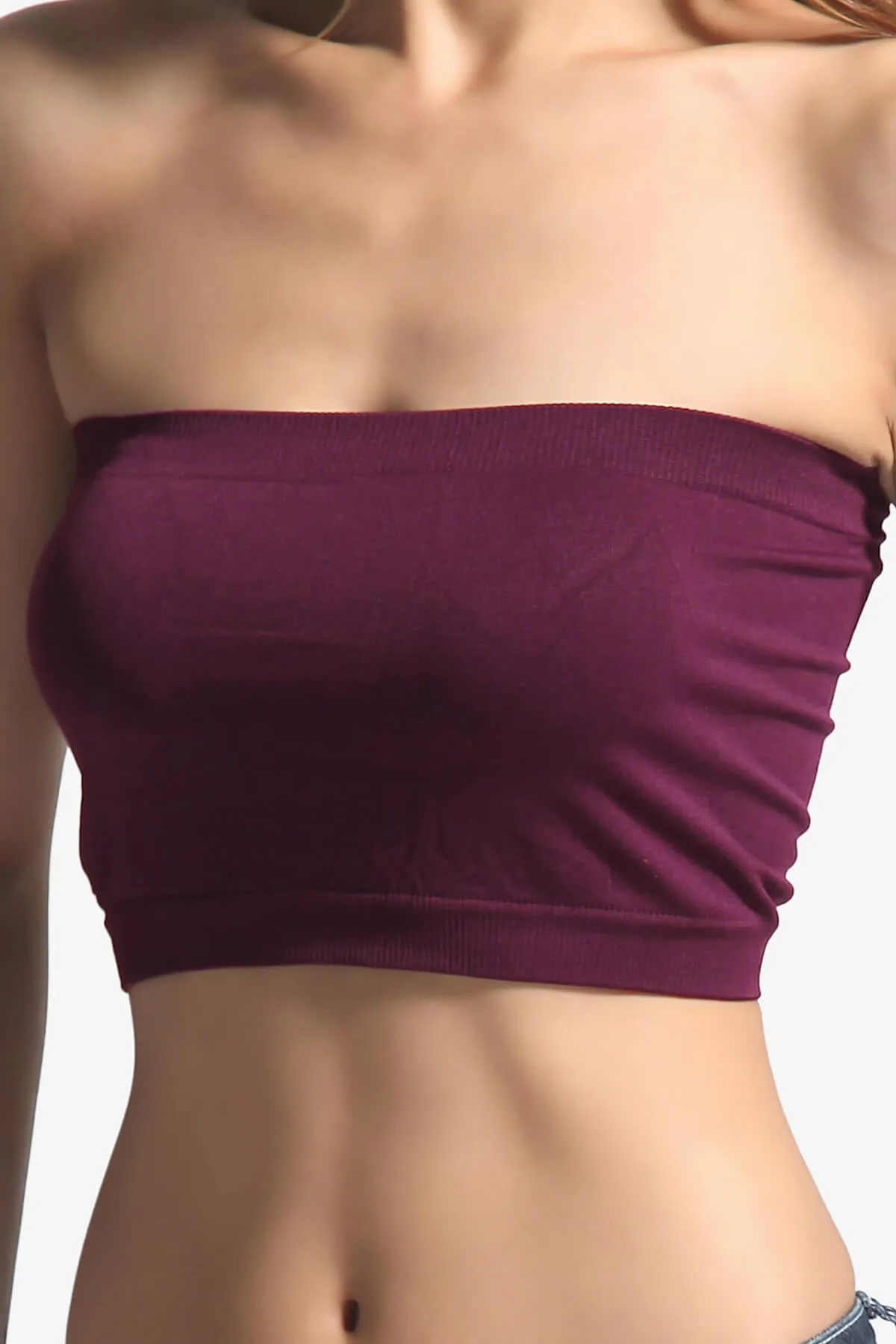 Wendi Seamless Crop Bandeau PLUS