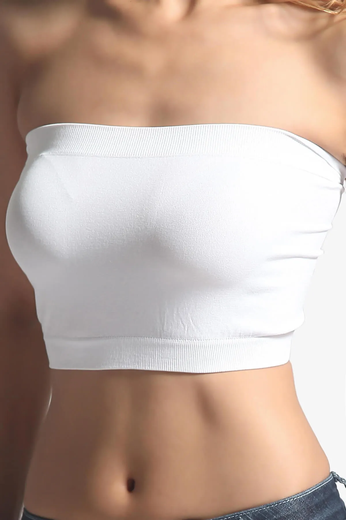 Wendi Seamless Crop Bandeau PLUS