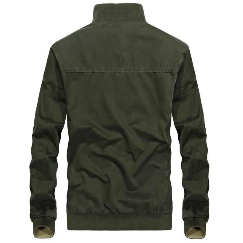 West Louis™ Double Front Pockets Windbreaker Jacket