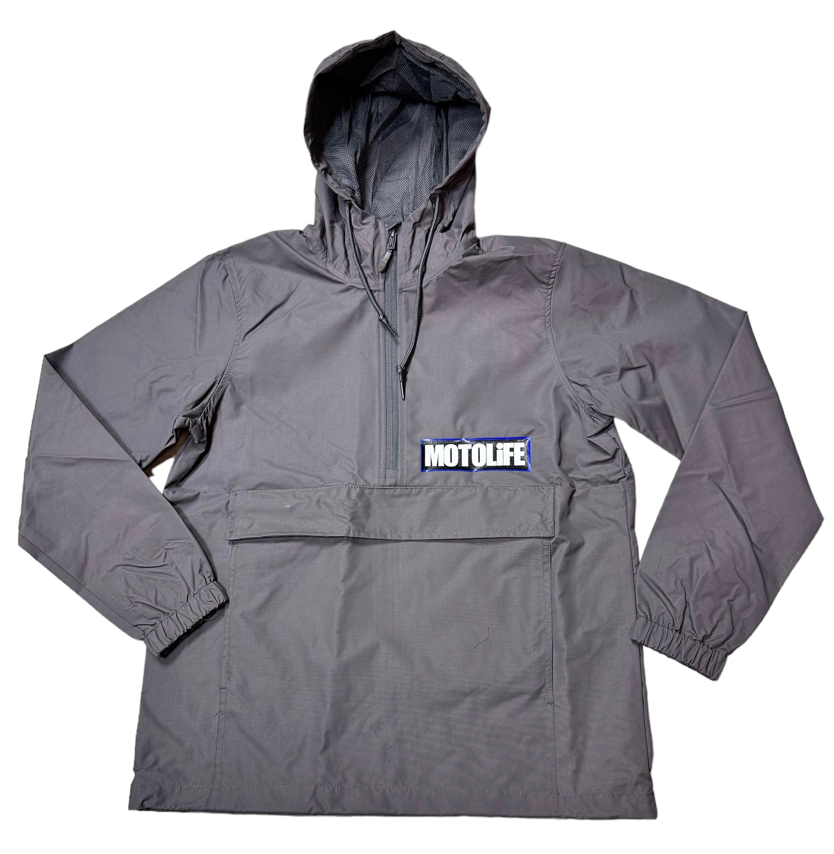 “WET RiDE” Grey Anorak Jacket