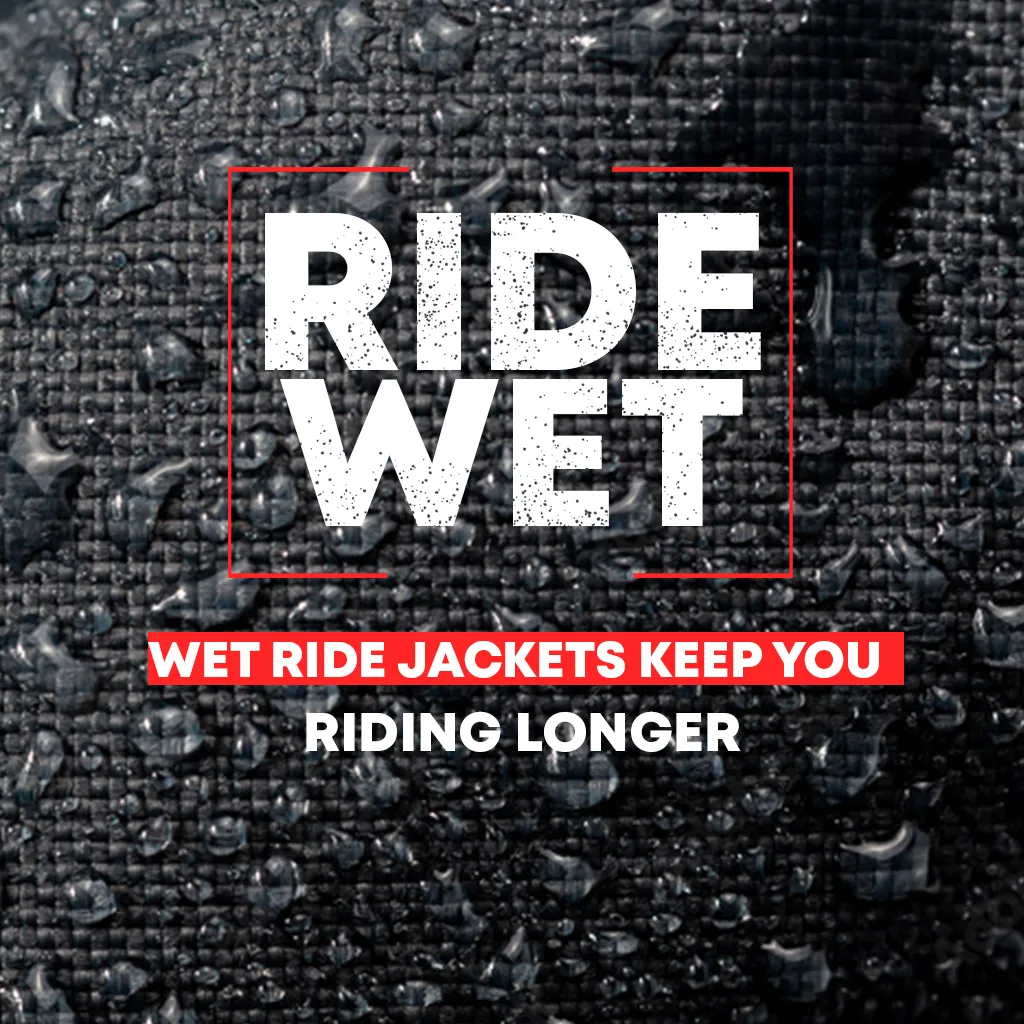 “WET RiDE” Grey Anorak Jacket
