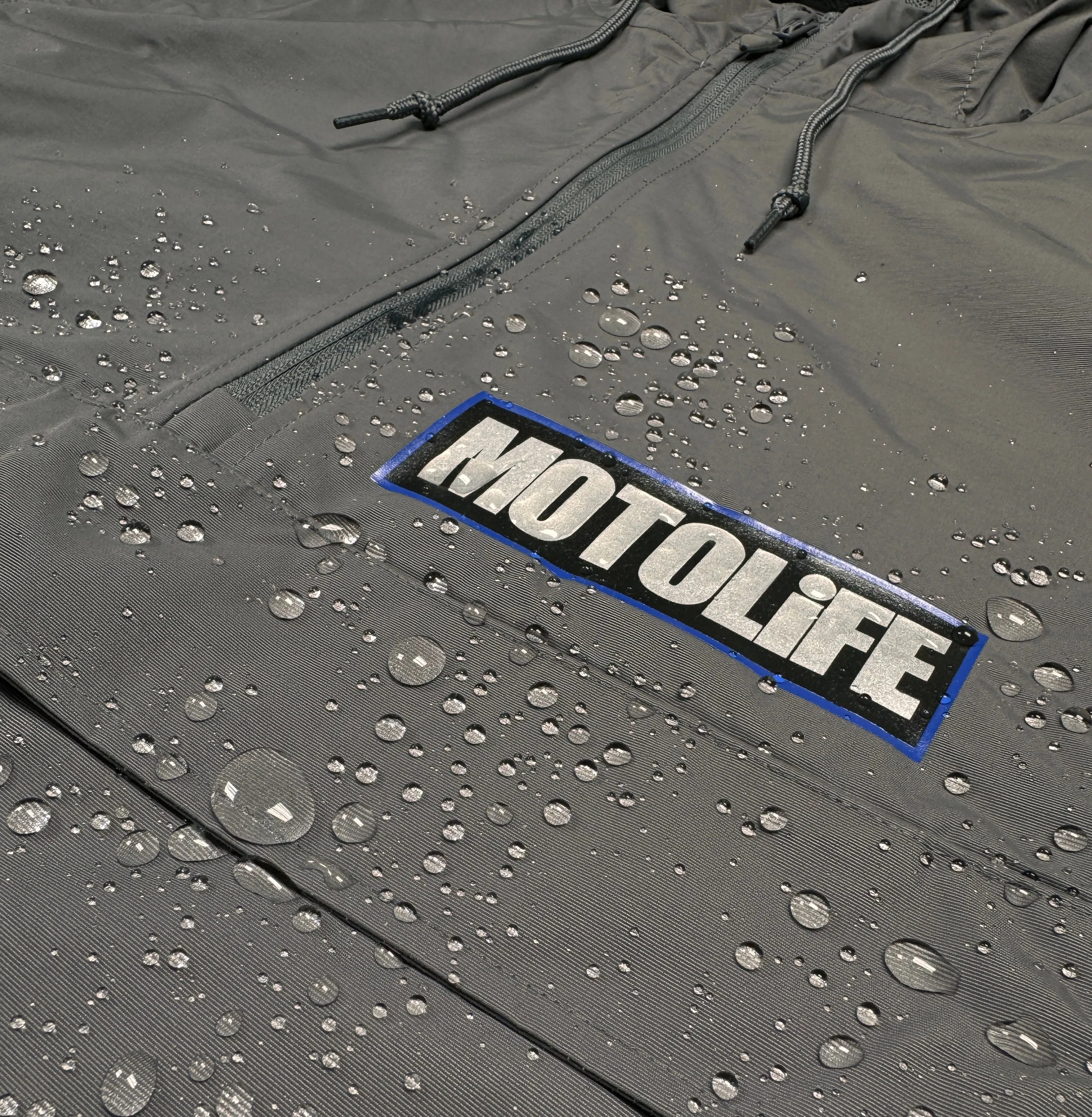 “WET RiDE” Grey Anorak Jacket