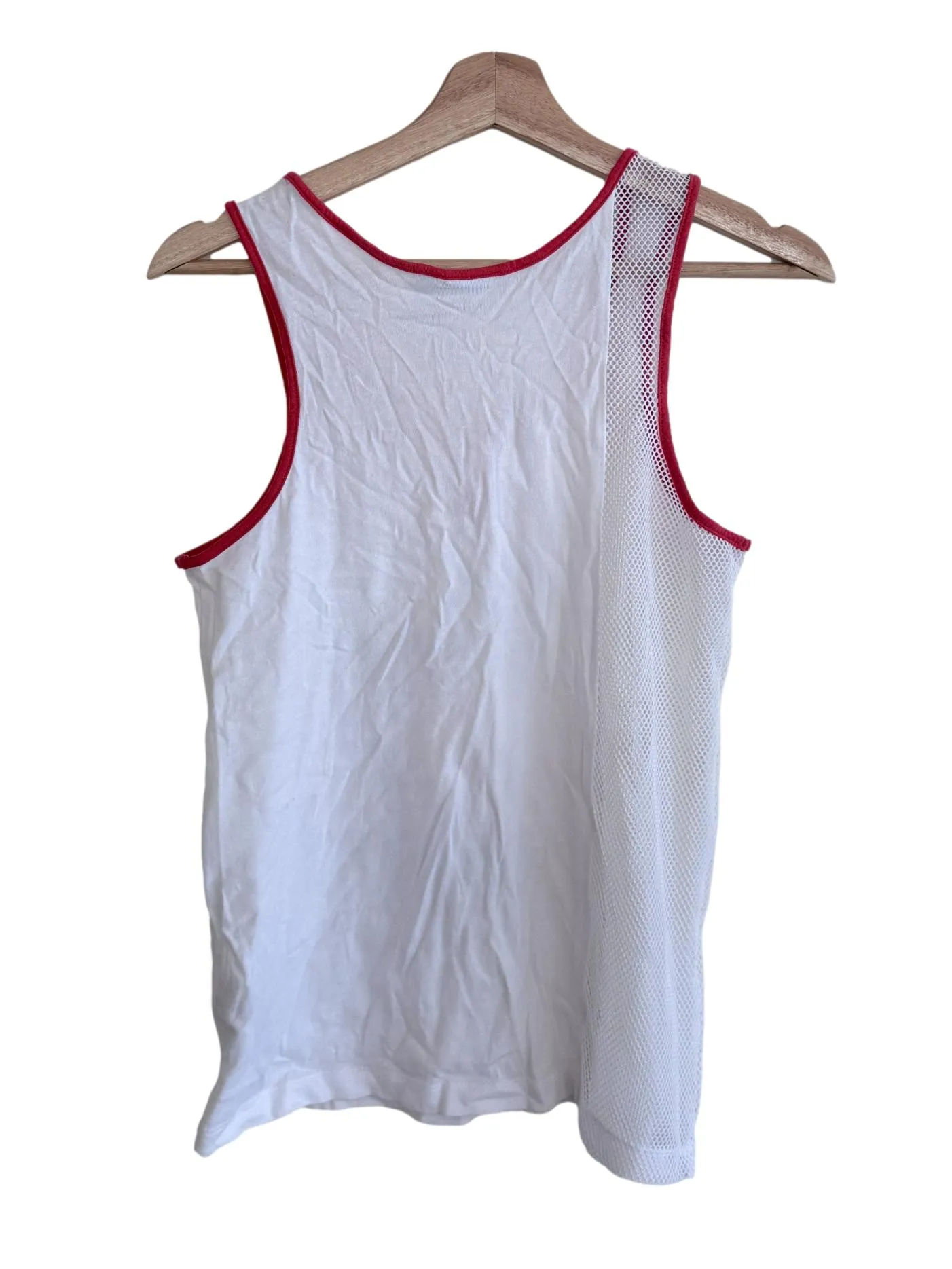 White Round Neck Tank