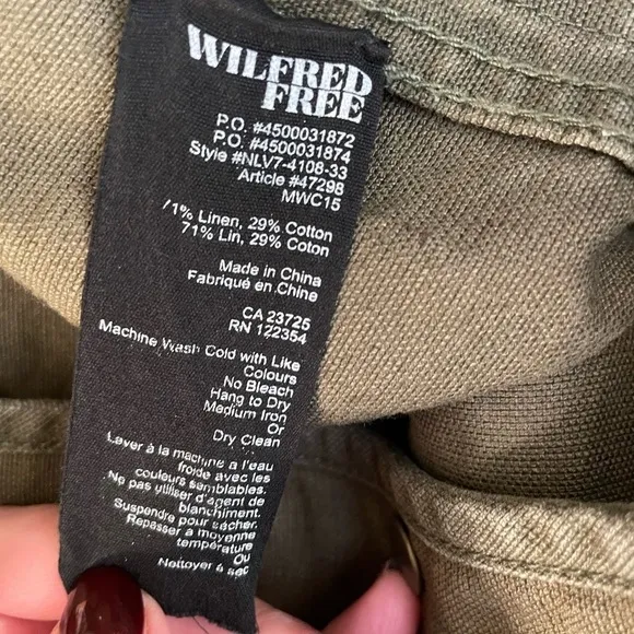 WILFRED Free Artizia Women’s Utility Dab Olive Green Army Green Size Medium