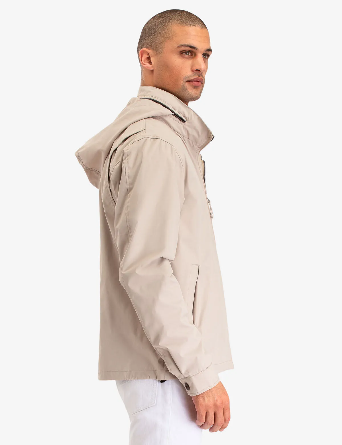 WINDBREAKER WITH PIPING