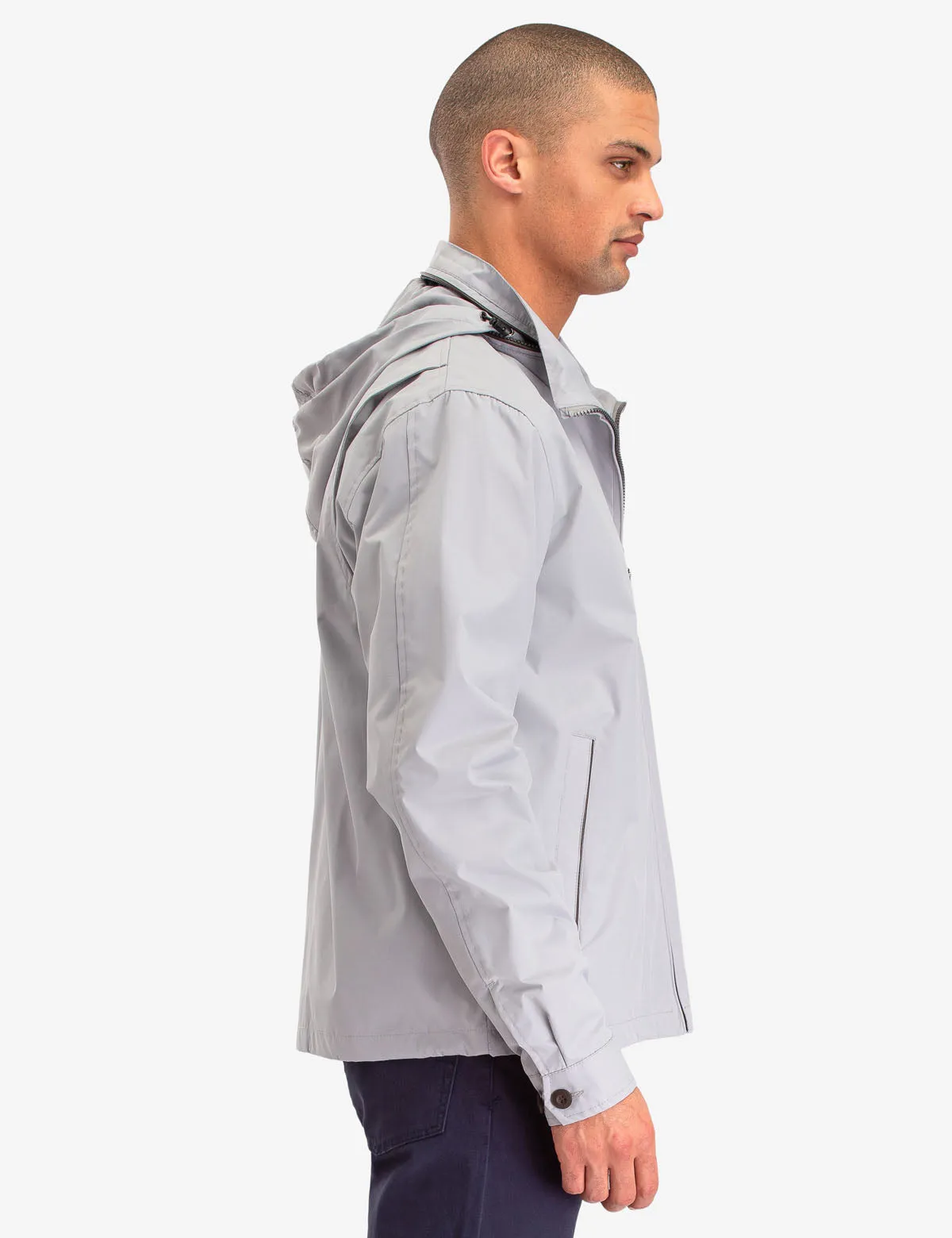 WINDBREAKER WITH PIPING