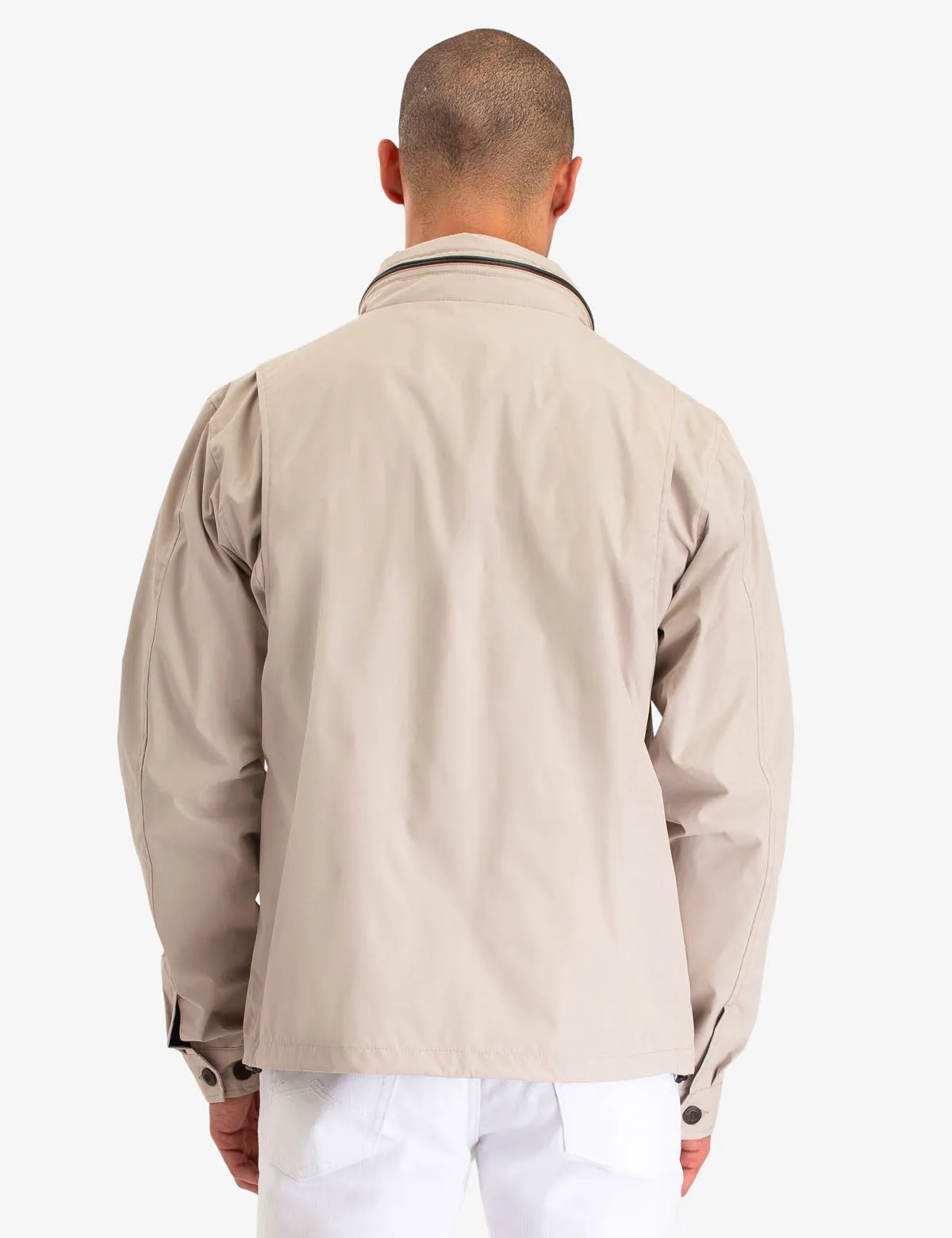 WINDBREAKER WITH PIPING