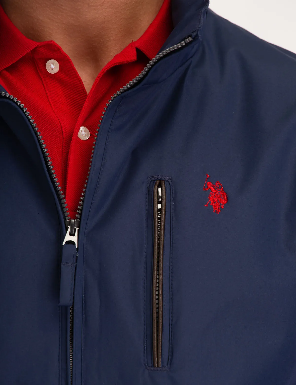 WINDBREAKER WITH PIPING