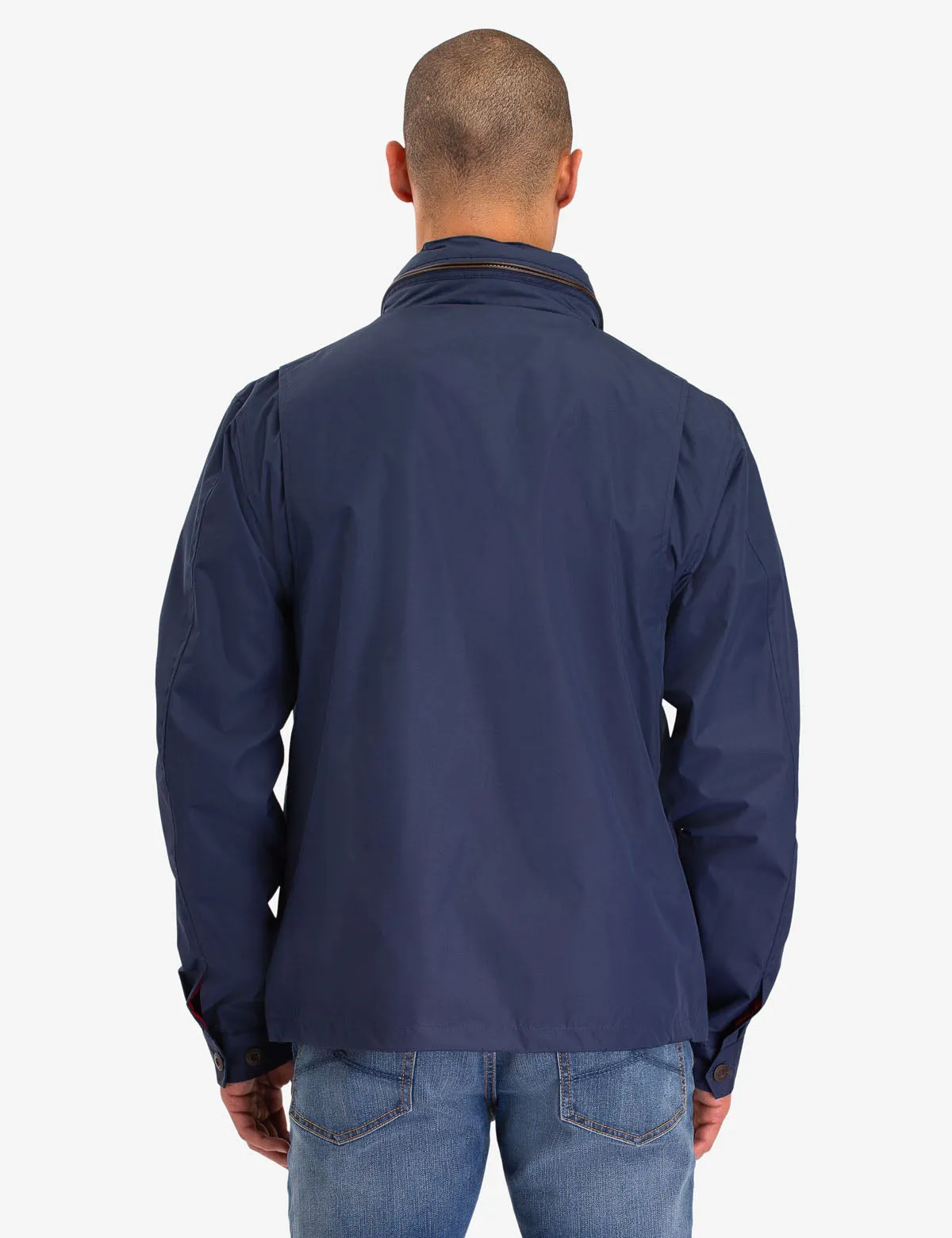 WINDBREAKER WITH PIPING