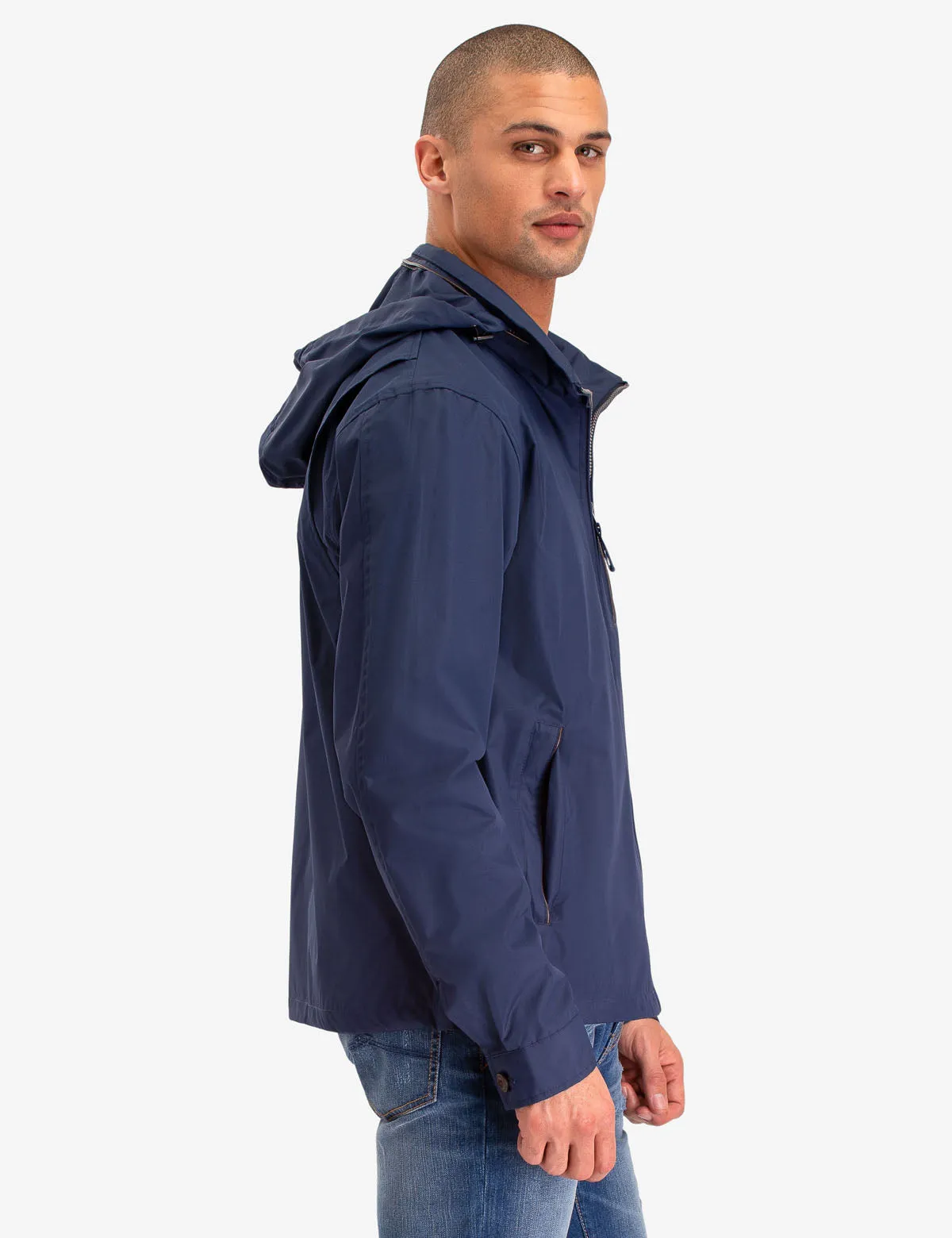 WINDBREAKER WITH PIPING
