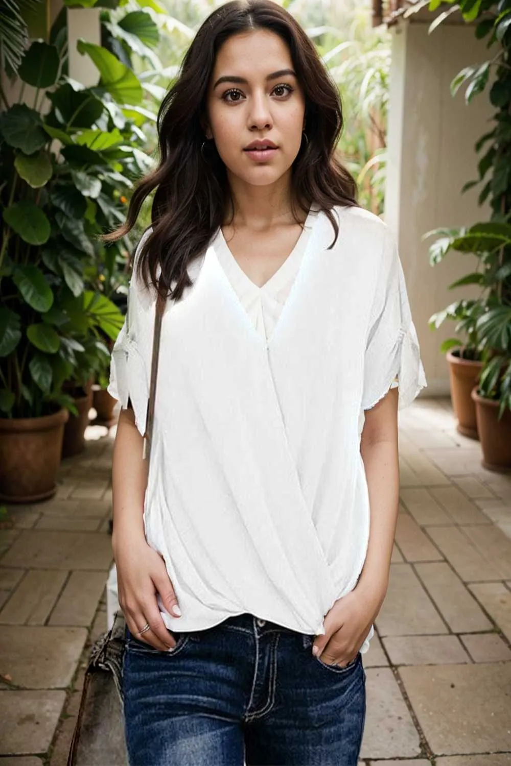 women s blouses loose solid belted long sleeve blouse