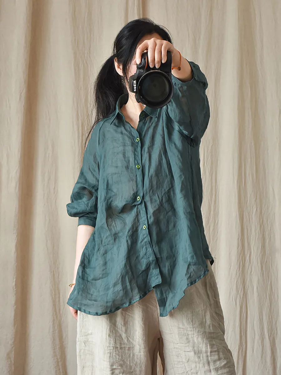 Women Spring Summer Sunproof Long Sleeve Shirt
