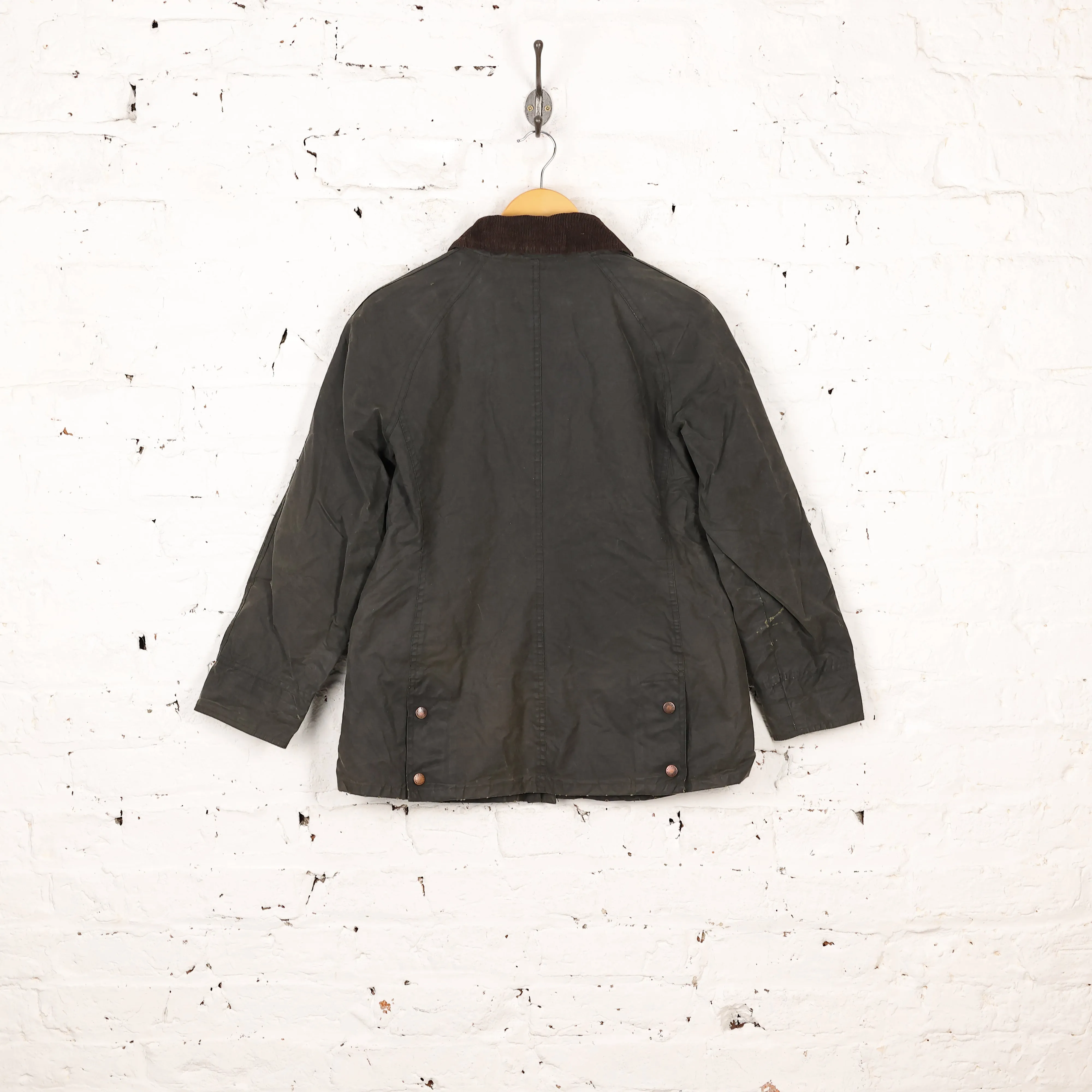 Women's Barbour Beadnell Wax Jacket Coat - Green - Womens M