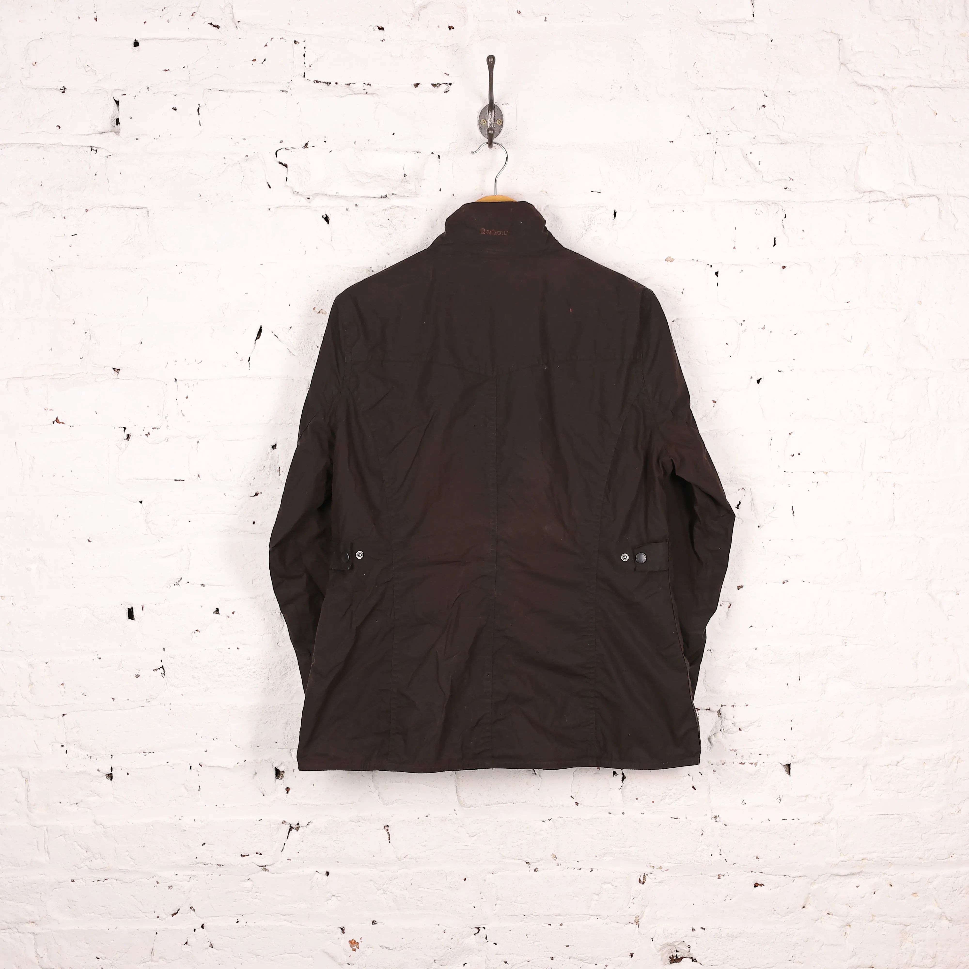 Women's Barbour Flyweight Utility Wax Jacket - Brown - Women's L