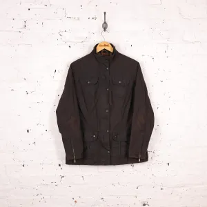 Women's Barbour Flyweight Utility Wax Jacket - Brown - Women's L