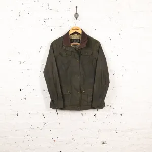 Women's Barbour Morris Utility Wax Jacket - Green - Womens S