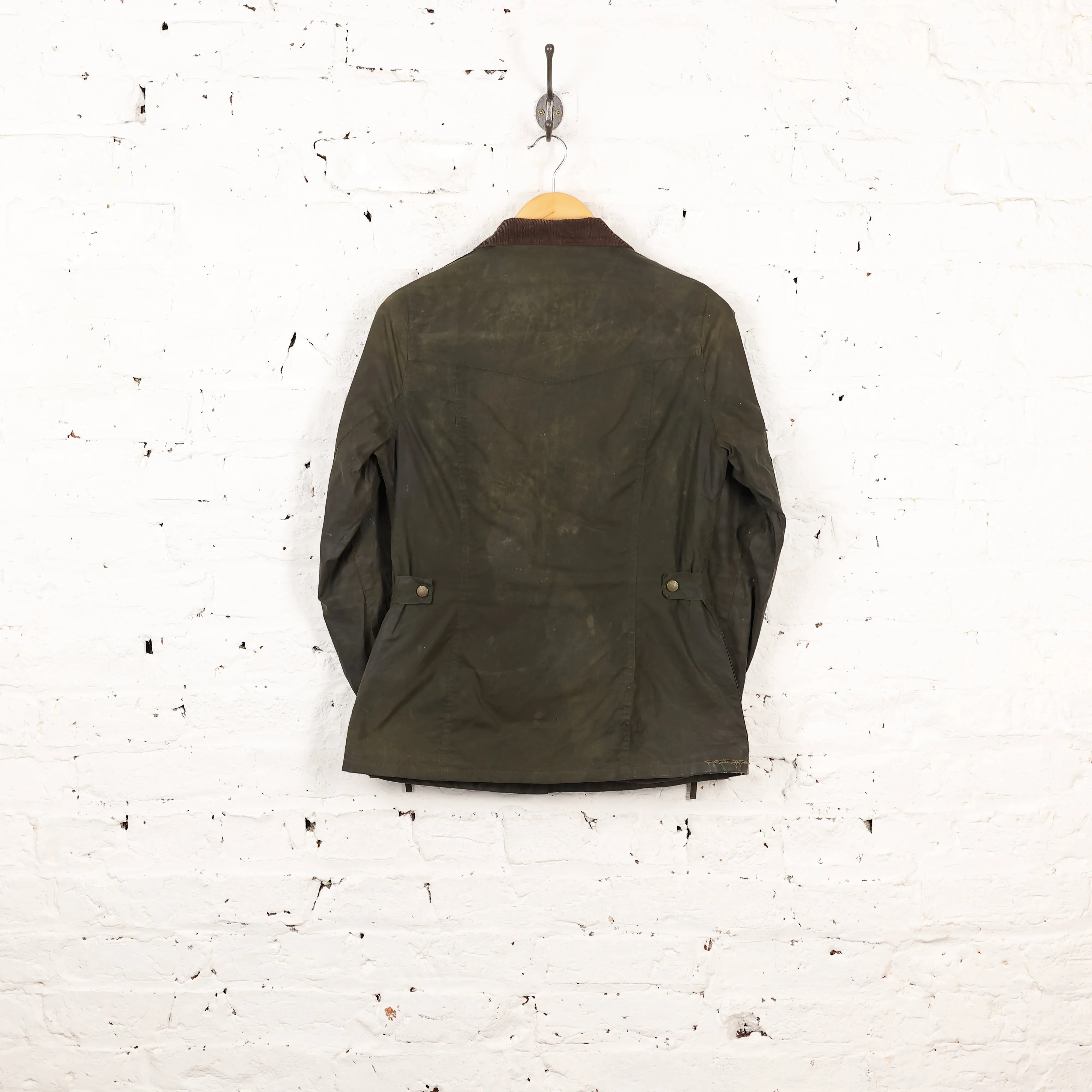 Women's Barbour Morris Utility Wax Jacket - Green - Womens S