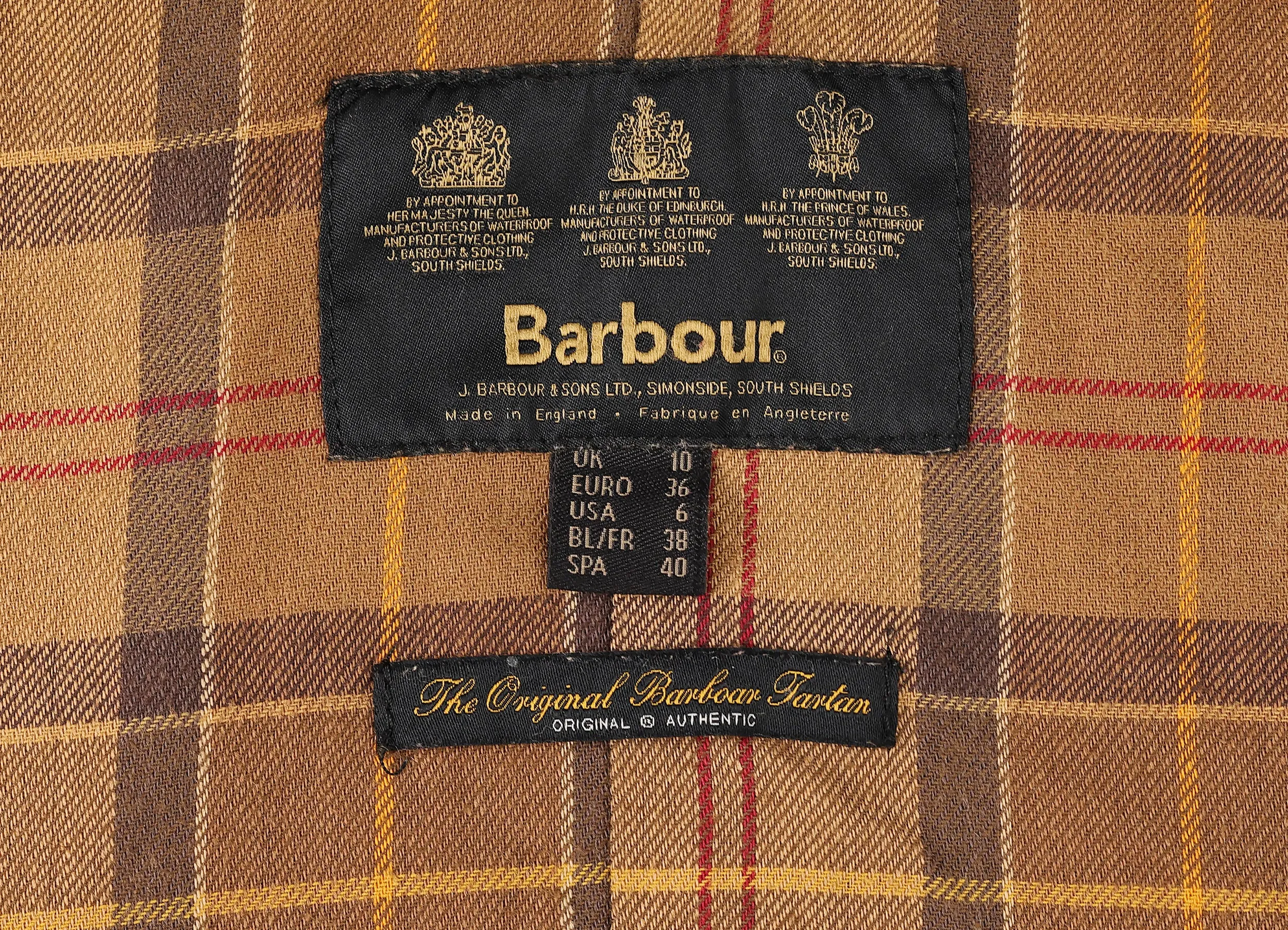 Women's Barbour Utility Wax Jacket - Brown - Women's S