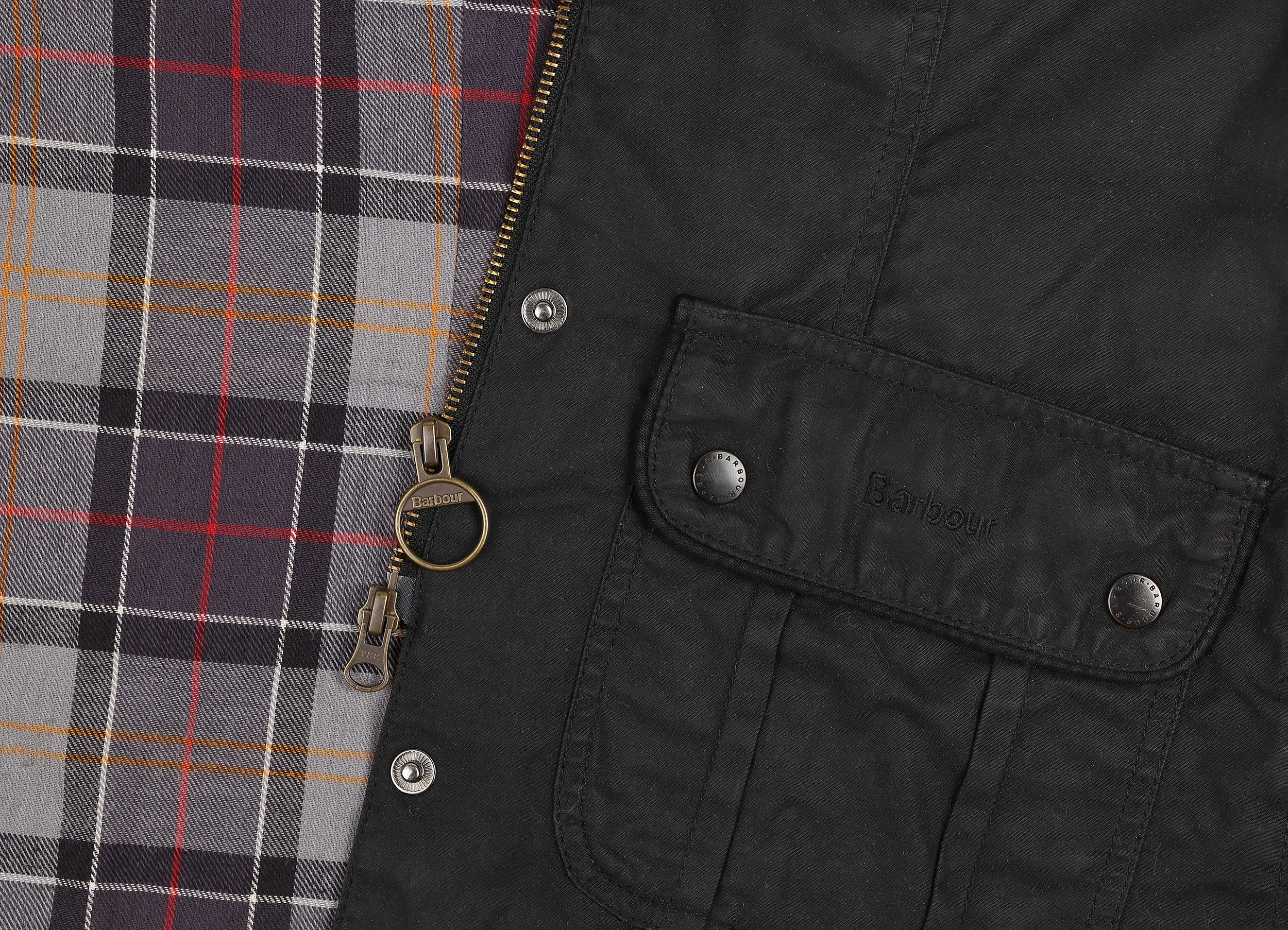 Women's Barbour Utility Wax Jacket Coat - Black - Women's M