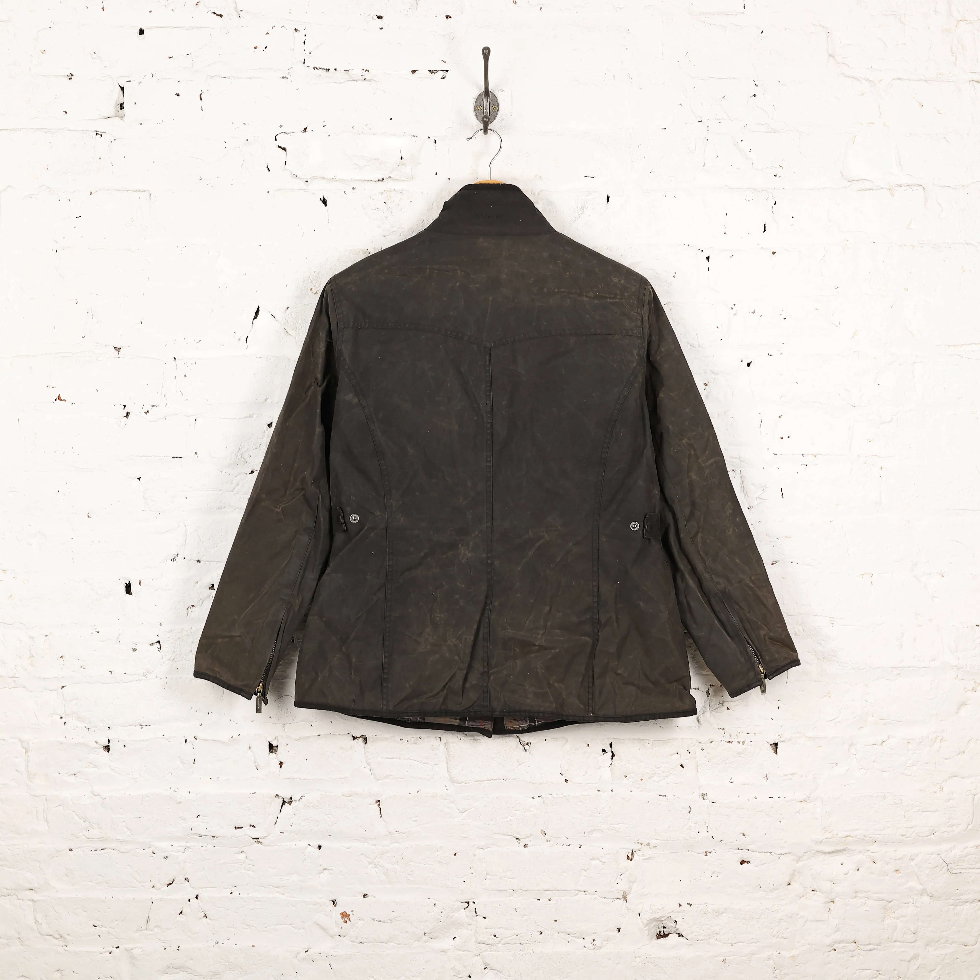 Women's Barbour Wax Utility Jacket - Black - Women's L