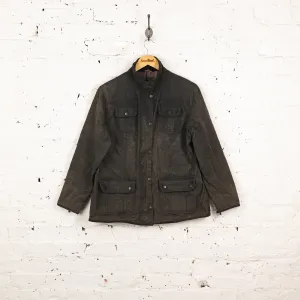 Women's Barbour Wax Utility Jacket - Black - Women's L