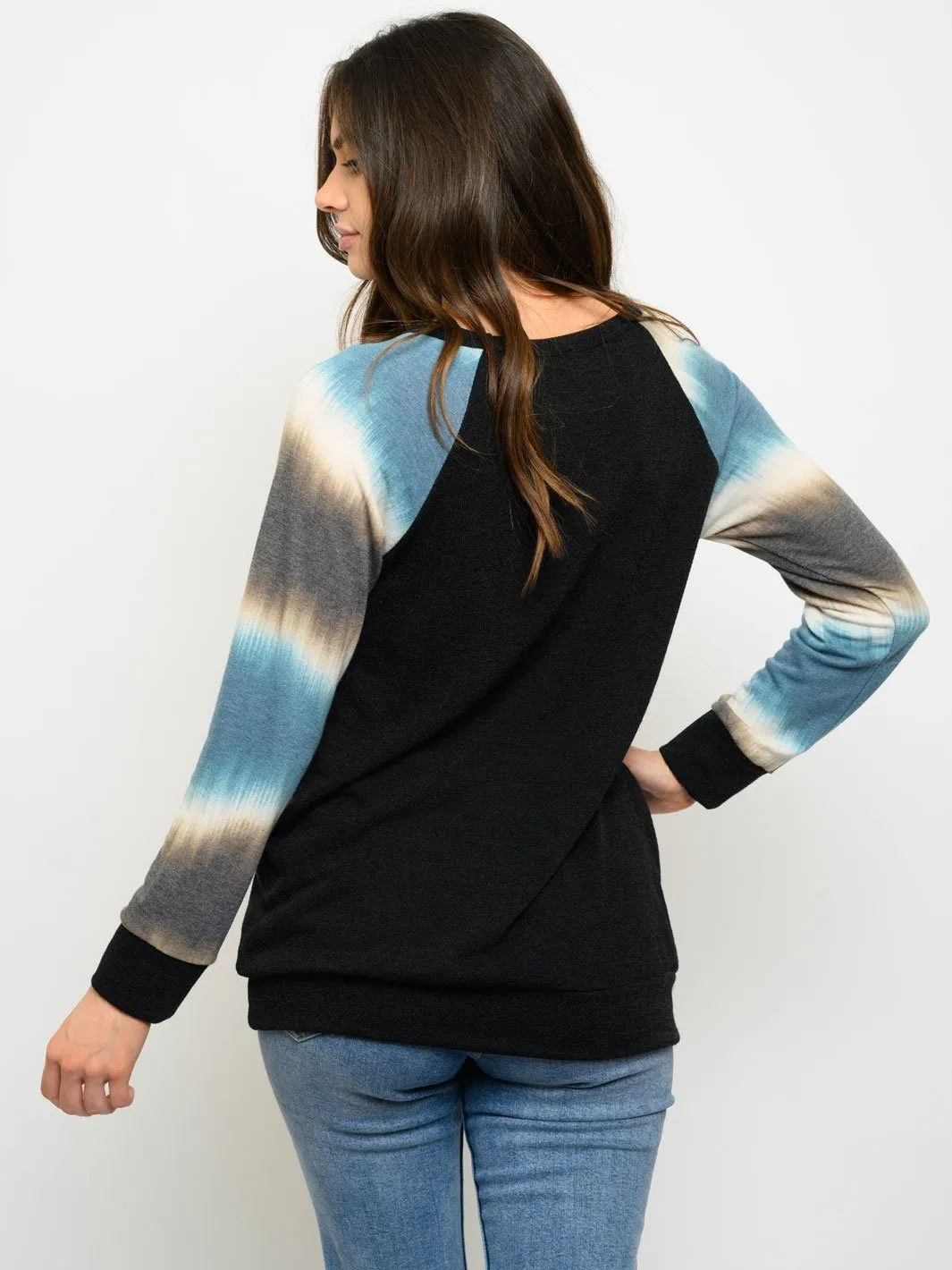 WOMEN'S LONG SLEEVE DETAIL TOP