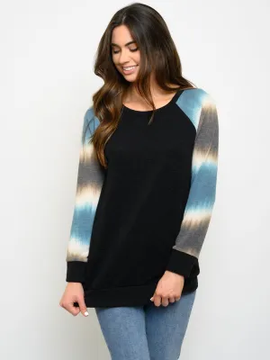 WOMEN'S LONG SLEEVE DETAIL TOP