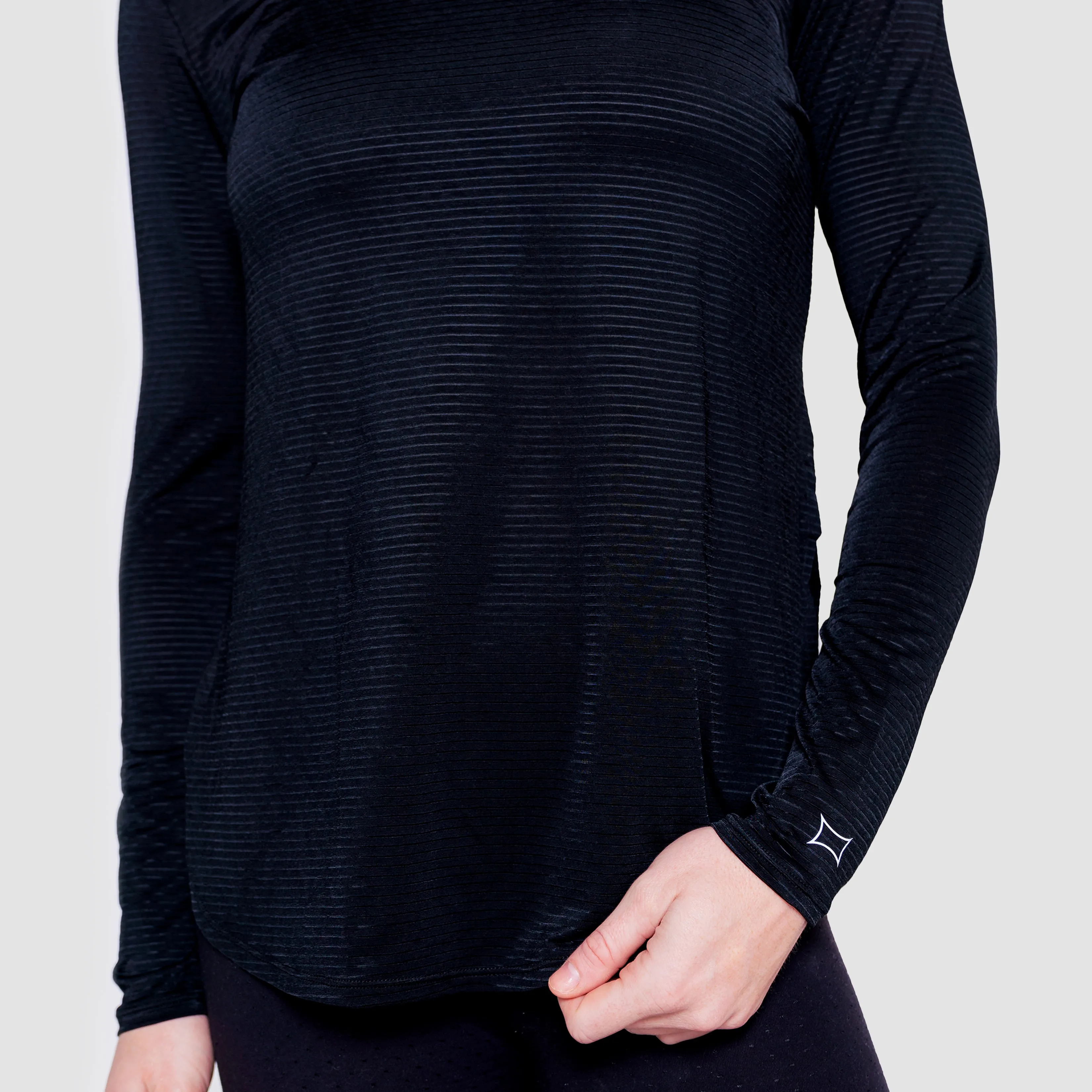 Women's LS Tulip Hem Tee - OUTLET