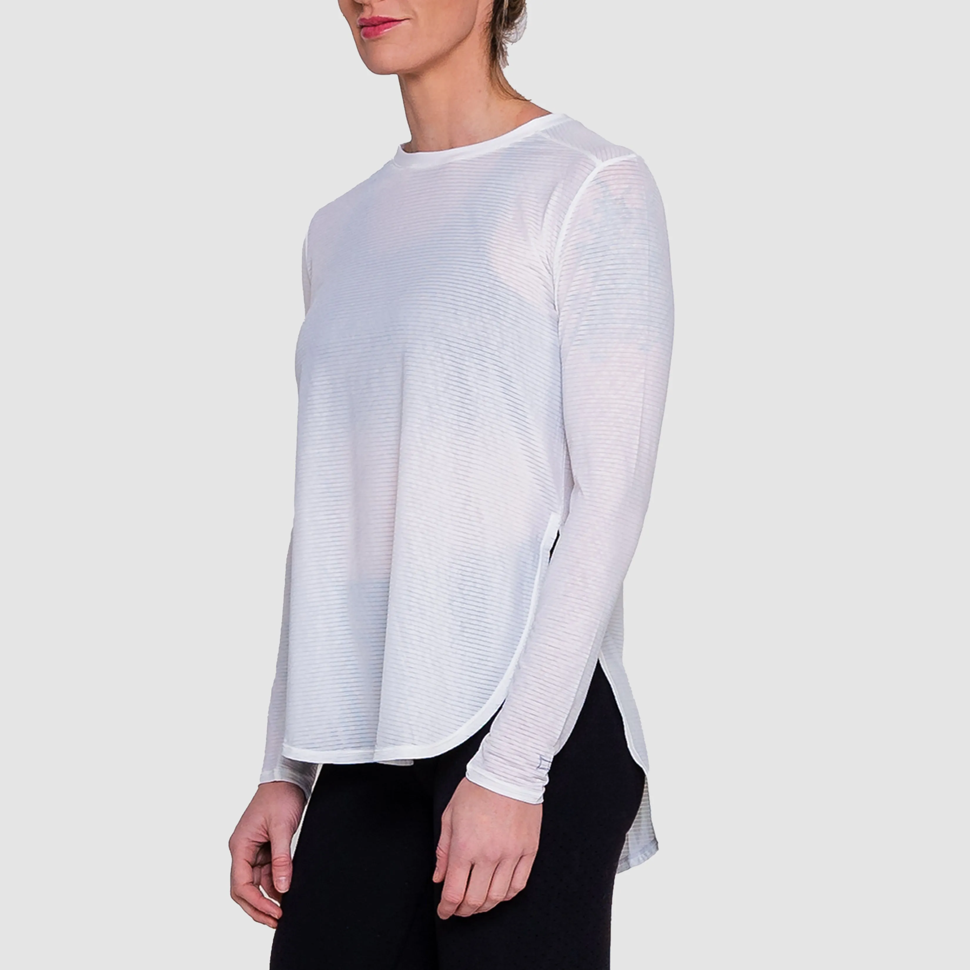 Women's LS Tulip Hem Tee - OUTLET