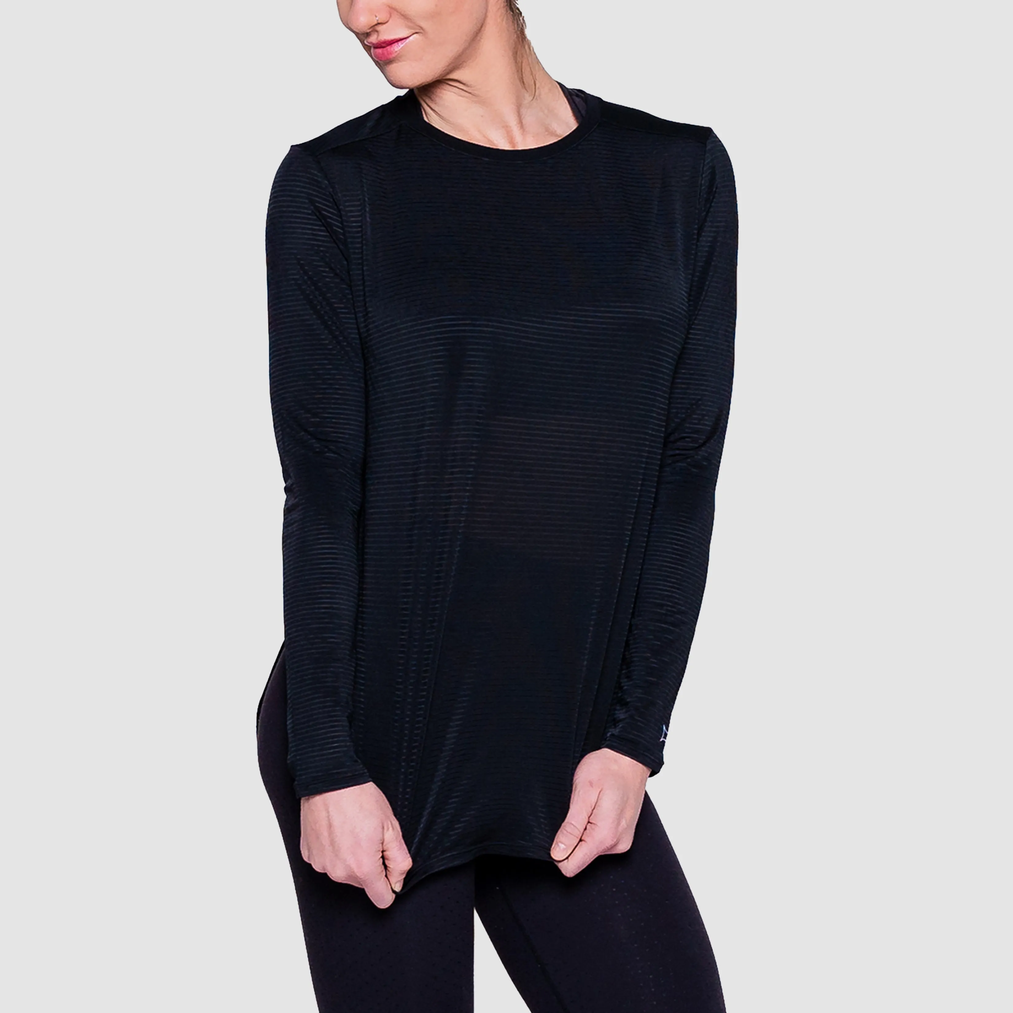 Women's LS Tulip Hem Tee - OUTLET