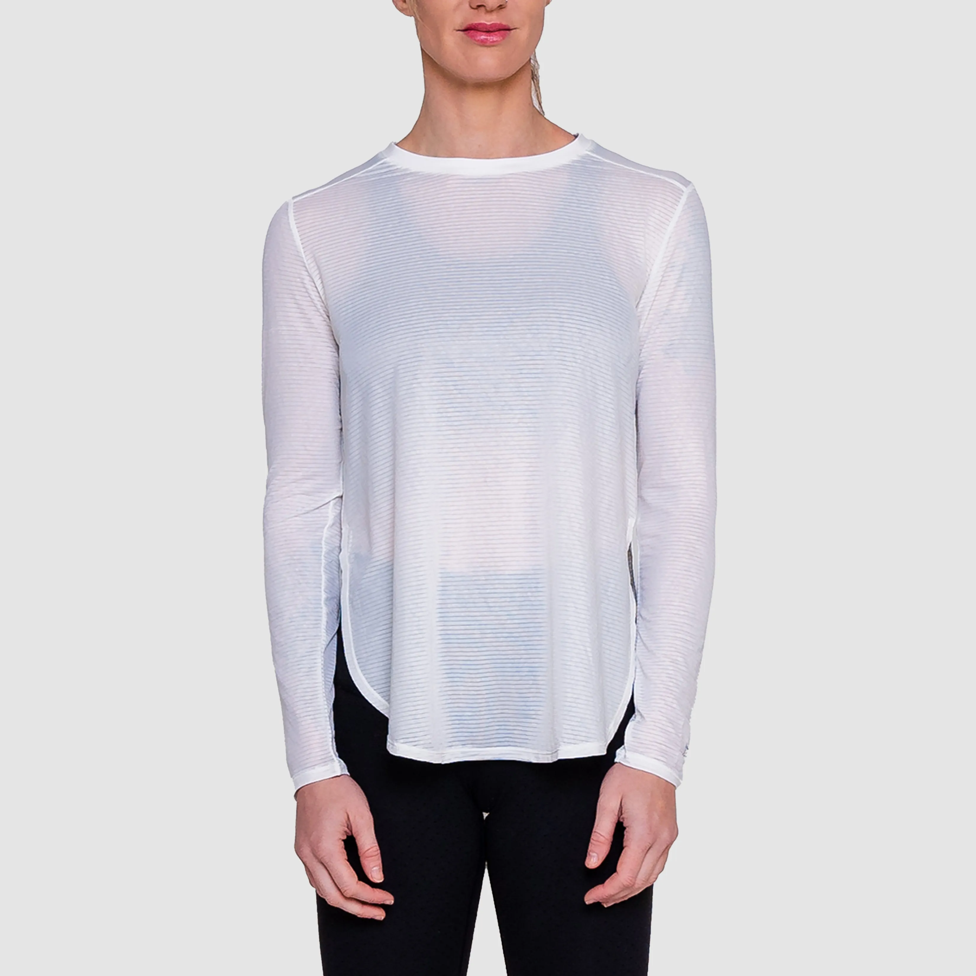 Women's LS Tulip Hem Tee - OUTLET