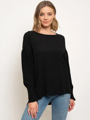 WOMEN'S PUFF LONG SLEEVE TOP