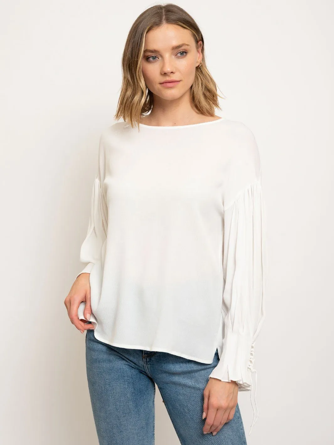 WOMEN'S PUFF LONG SLEEVE TOP