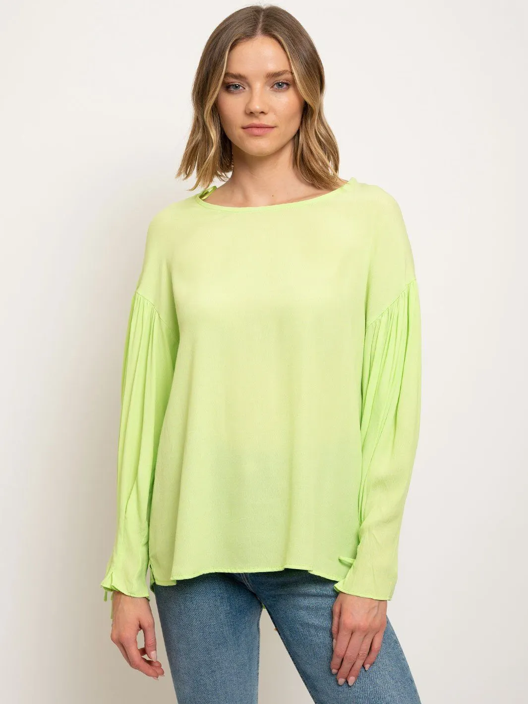 WOMEN'S PUFF LONG SLEEVE TOP