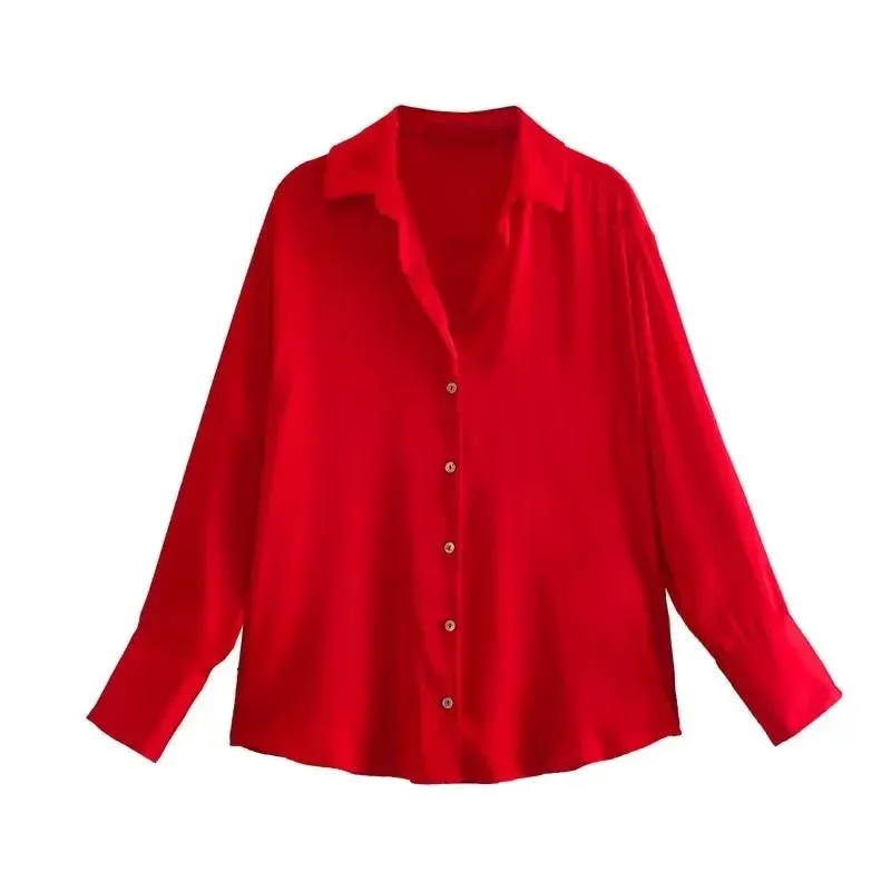 Women's Shacket Long Sleeve Blouses Streetwear Stripe