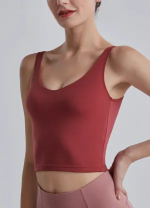 Women's Tank Top with Built in Bra