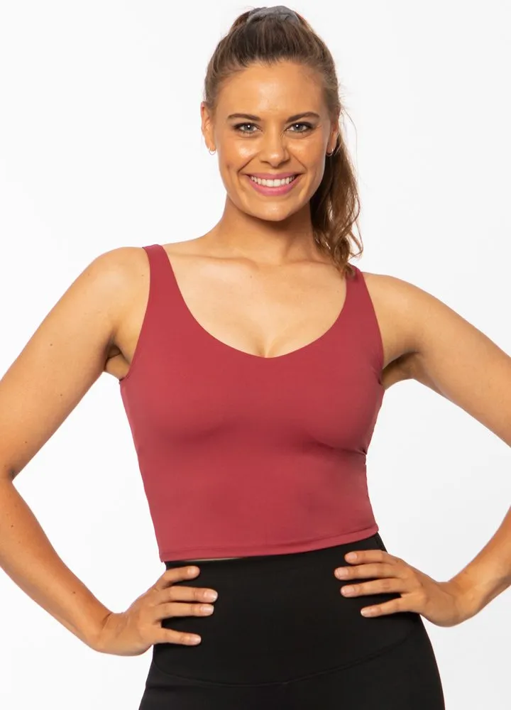 Women's Tank Top with Built in Bra