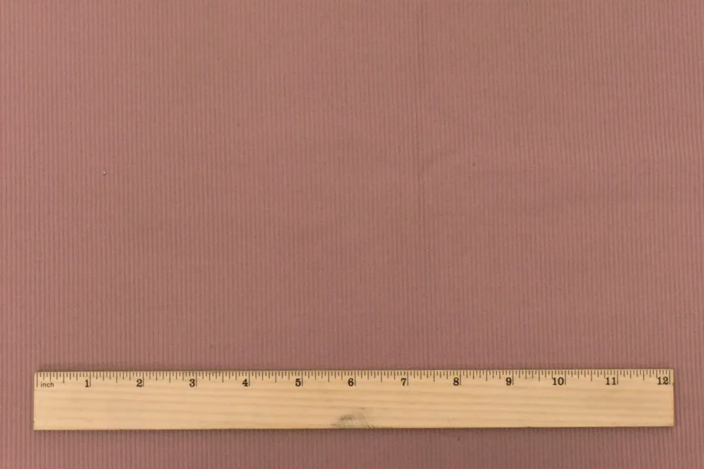 Wood Pink Texture Striped Stretch Double Knit Yoga Activewear Fabric