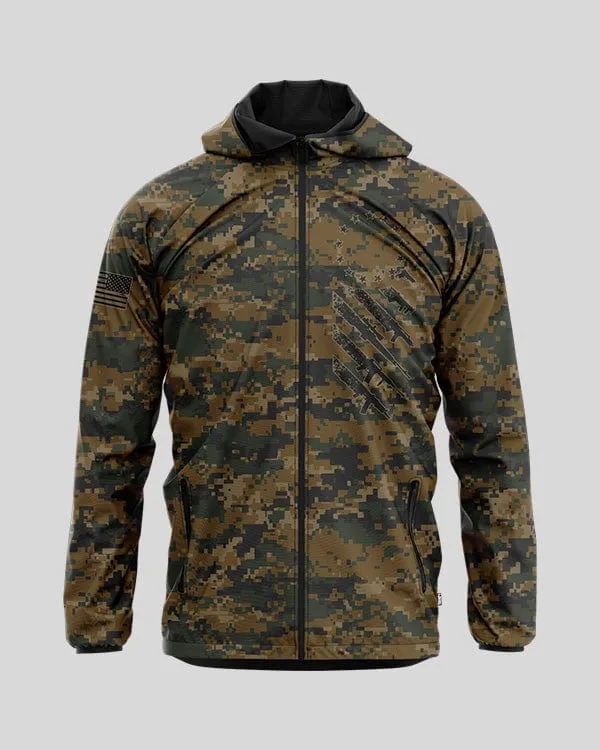 Woodland Digital Camo We The People Jacket