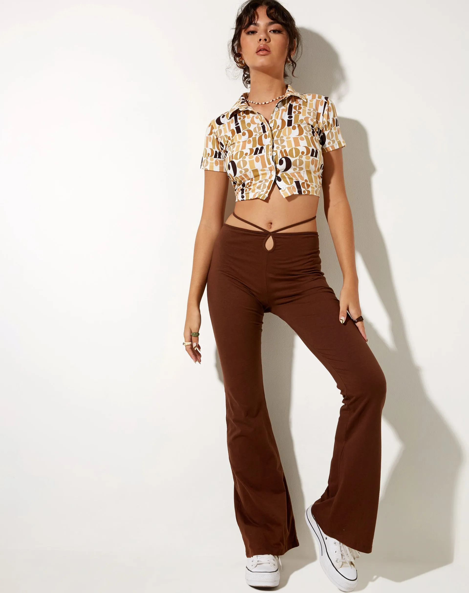 Wuma Cropped Shirt in Cowgirl