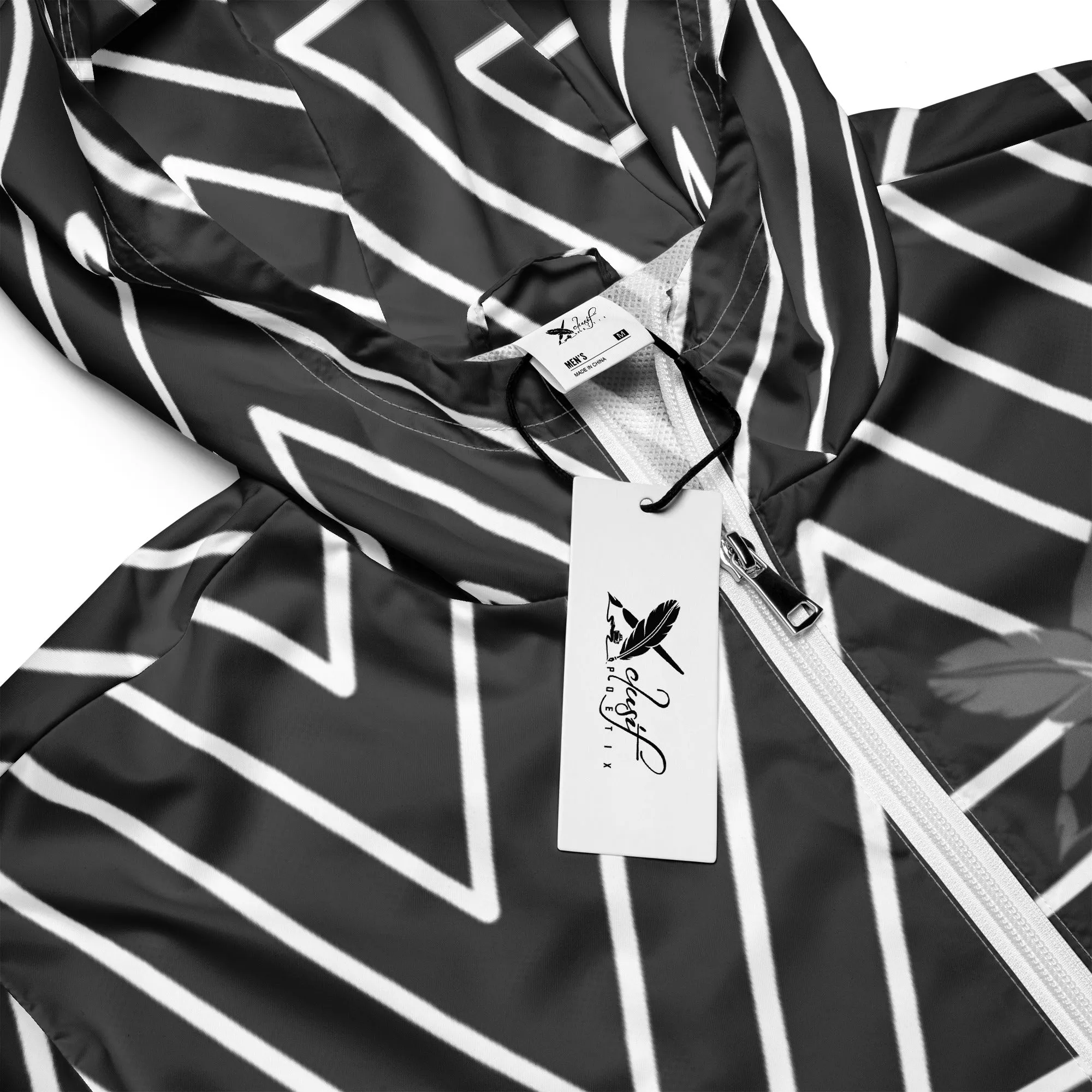 XCLUSIF POETIX BLACK TRIANGLE Men’s windbreaker