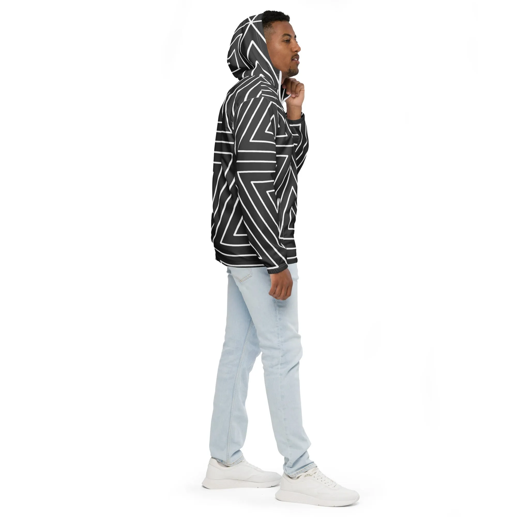 XCLUSIF POETIX BLACK TRIANGLE Men’s windbreaker