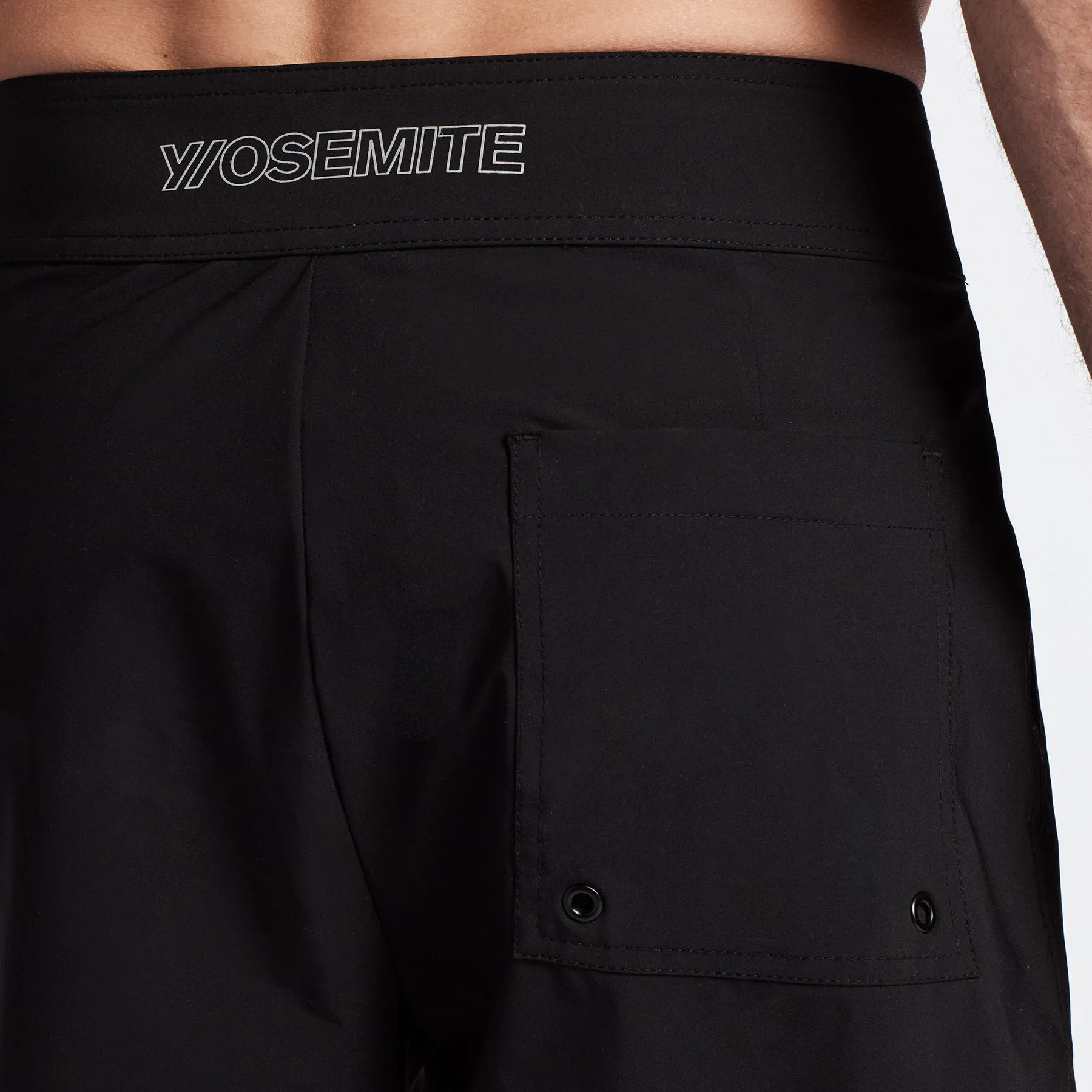 Y/OSEMITE Classic Pocket Boardshort - Black