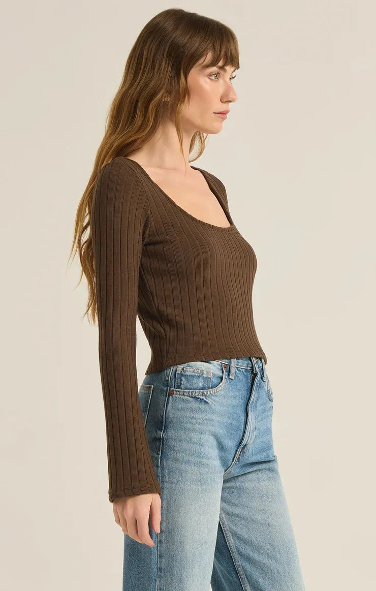Z Supply Madeline Rib Top