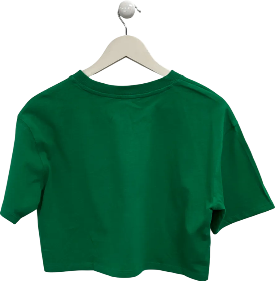 ZARA Green Crop Tshirt UK S