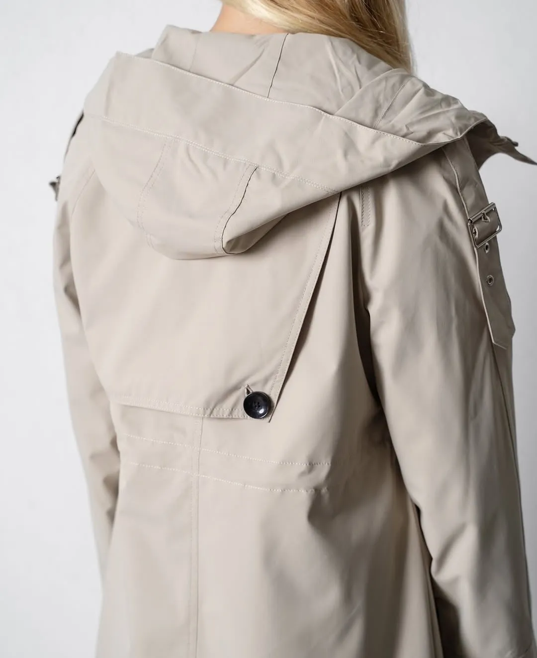 ZIP UP TRENCH COAT